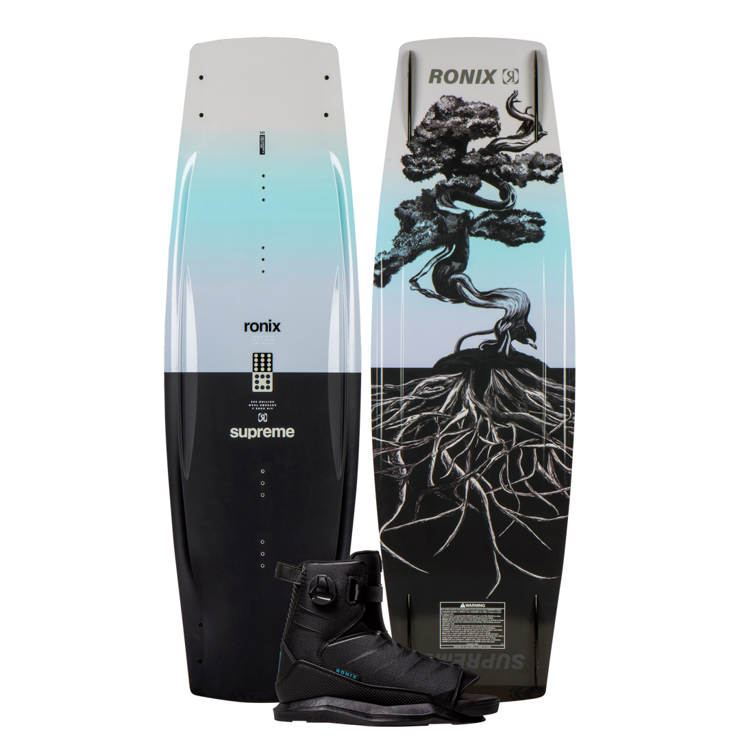 2024 RONIX SUPREME AIR CORE 3 WAKEBOARD W/ 2024 RONIX ANTHEM BOA WAKEB