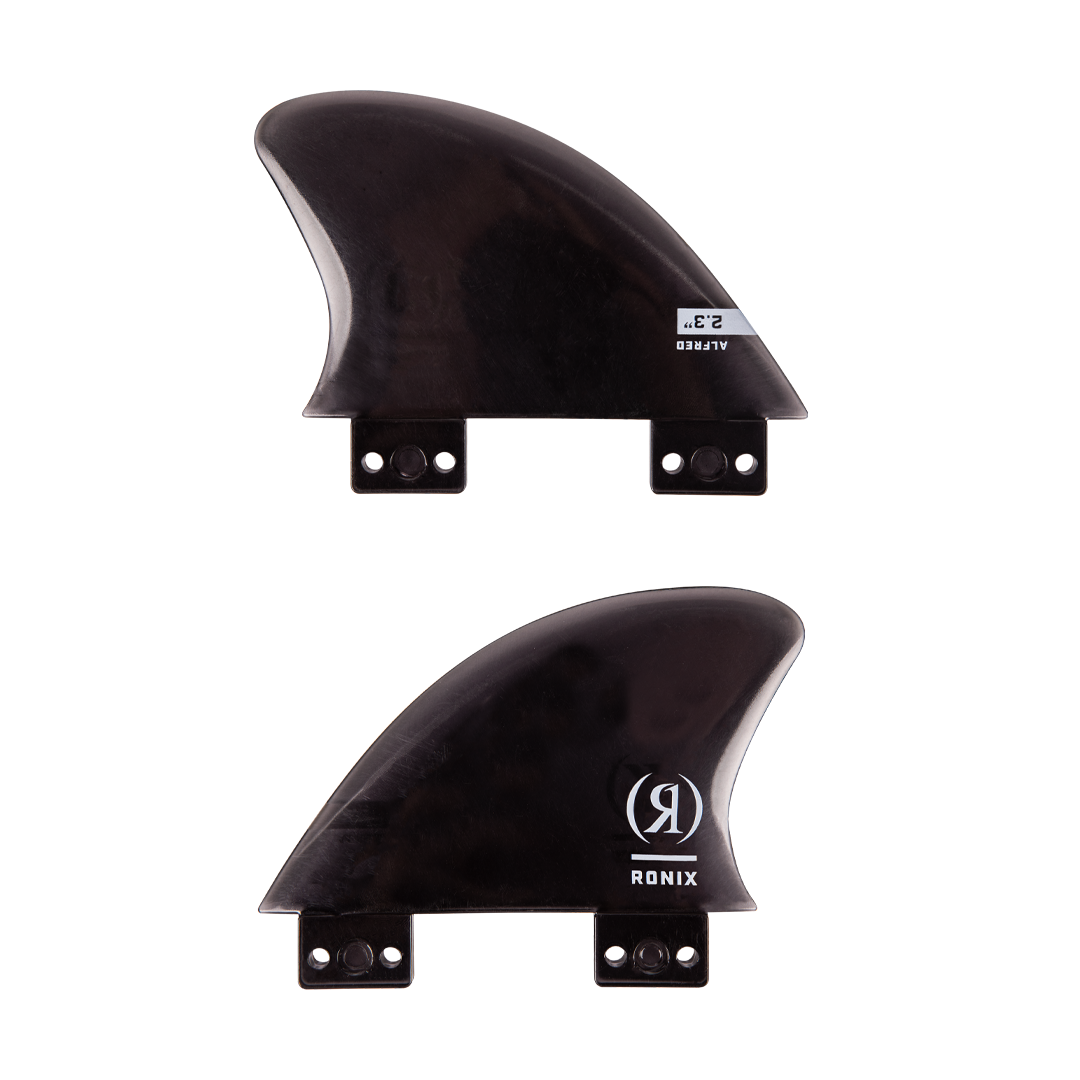 Ronix Fin-S 2.0 Flo-Thru Surf Fin (Carbon) - Tool-Less Wakeboard/Surf Fin For Speed & Release