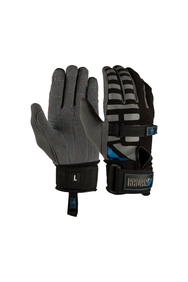 2024 RADAR VOYAGE GLOVE BLACK / SILVER / BLUE OneWake